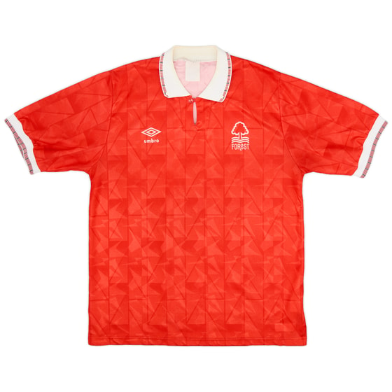 1990-92 Nottingham Forest Home Shirt - 8/10 - (L)