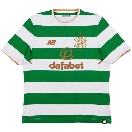 2017-18 Celtic 'Lisbon Lions 50th Anniversary' Home Shirt - 7/10 - (M)