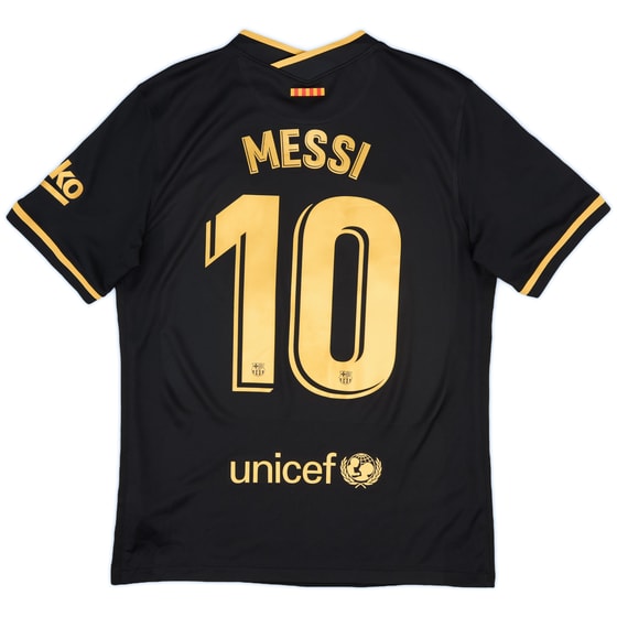 2020-21 Barcelona Away Shirt Messi #10 - 8/10 - (M)