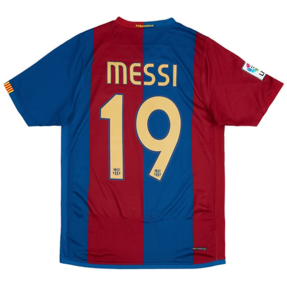 2006-07 Barcelona Home Shirt Messi #19 - 9/10 - (S)