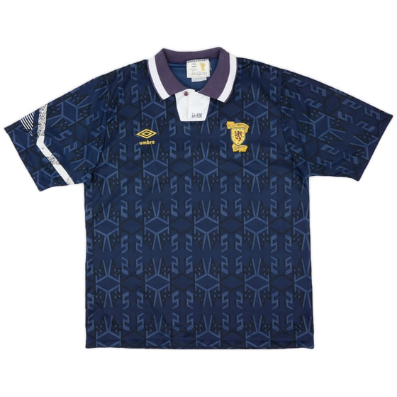 1991-94 Scotland Home Shirt - 6/10 - (L)