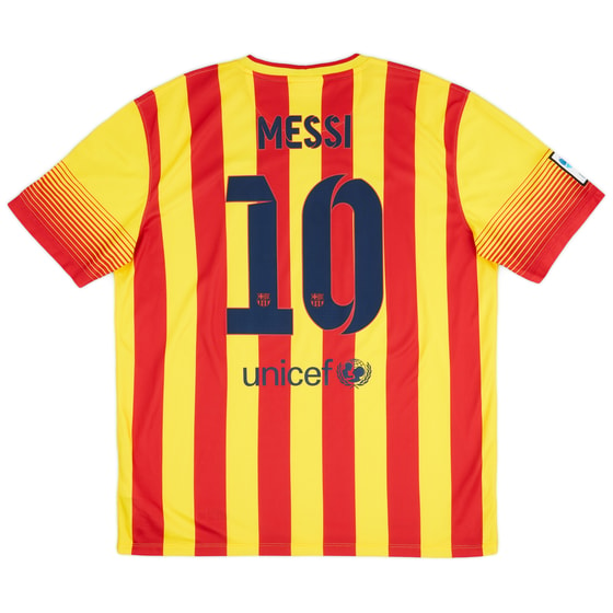 2013-15 Barcelona Away Shirt Messi #10 - 8/10 - (XL)