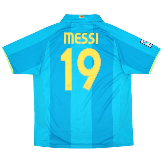 2007-09 Barcelona Away Shirt Messi #19 - 8/10 - (L)