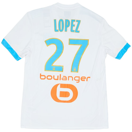 2017-18 Olympique Marseille Home Shirt Lopez #27 (M)