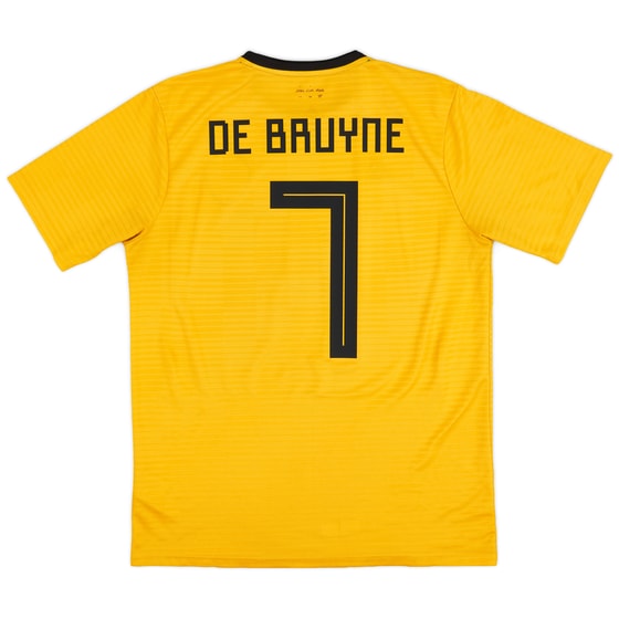 2018-19 Belgium Away Shirt De Bruyne #7 - 7/10 - (XL)