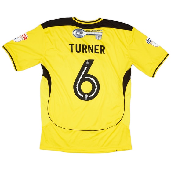 2016-17 Burton Albion Match Issue Home Shirt Turner #6