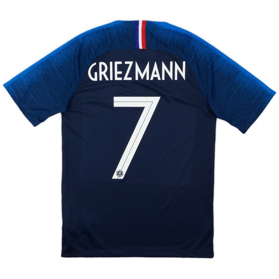 2018 France Home Shirt Griezmann #7 - 9/10 - (S)