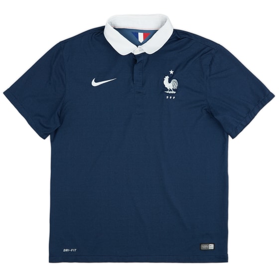 2014-15 France Home Shirt - 9/10 - (L)