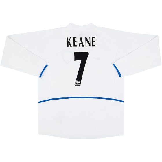 2002-03 Leeds United Home L/S Shirt Keane #7 XL