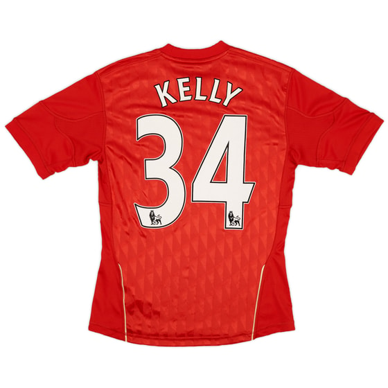 2010-12 Liverpool Home Shirt Kelly #34 - 7/10 - (Women's S)