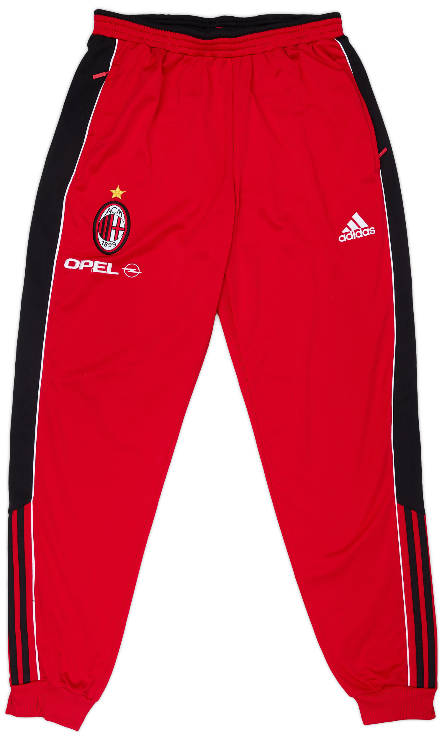 2001-02 AC Milan adidas Track Pants/Bottoms - 7/10 - (L)
