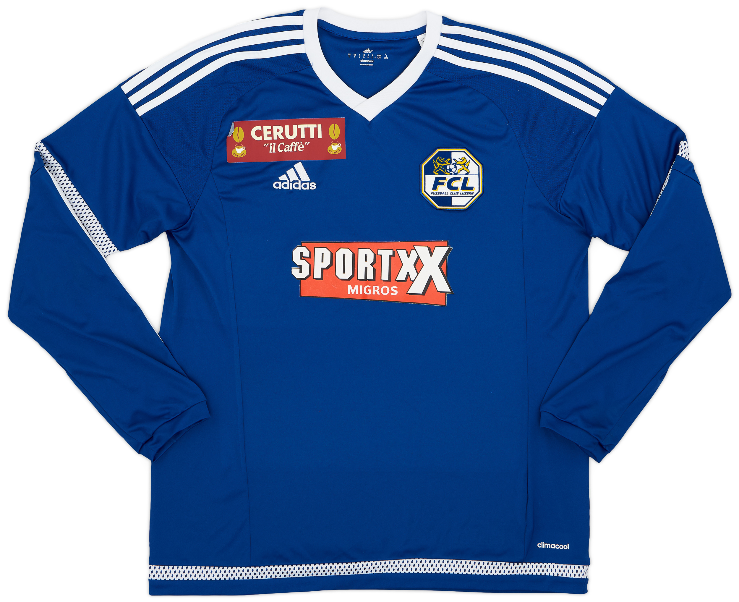 2015-16 FC Luzern Home L/S Shirt #8 - 8/10 - (L)