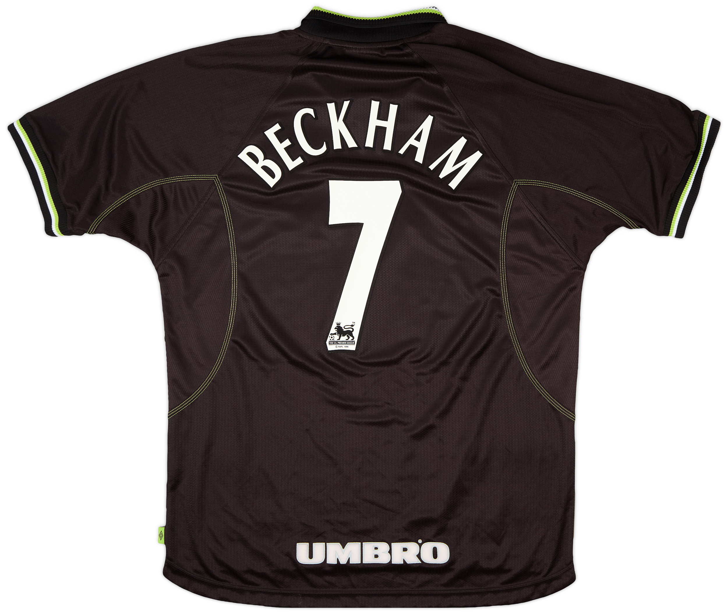 1998-99 Manchester United Third Shirt Beckham #7 - 8/10 - (XL) 1998-99 Manchester United Third Shirt Beckham #7 - 8/10 - (XL)