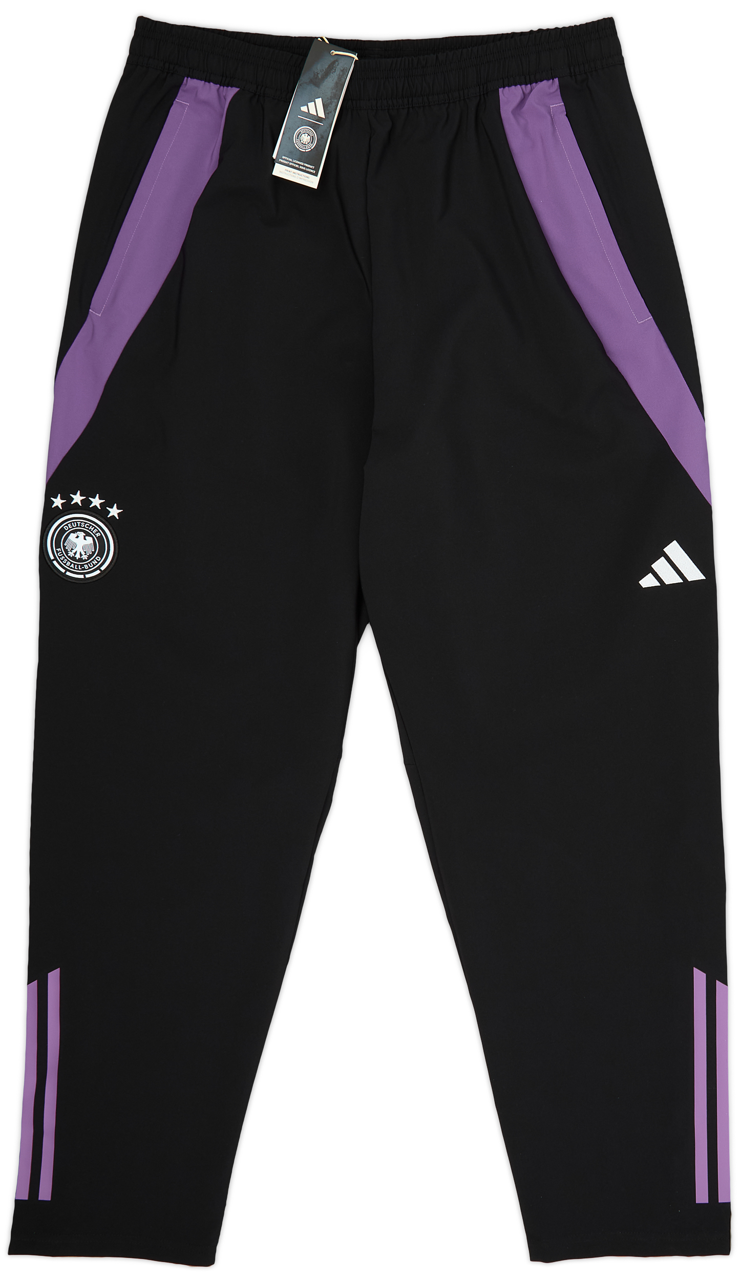 Purple and black adidas pants online