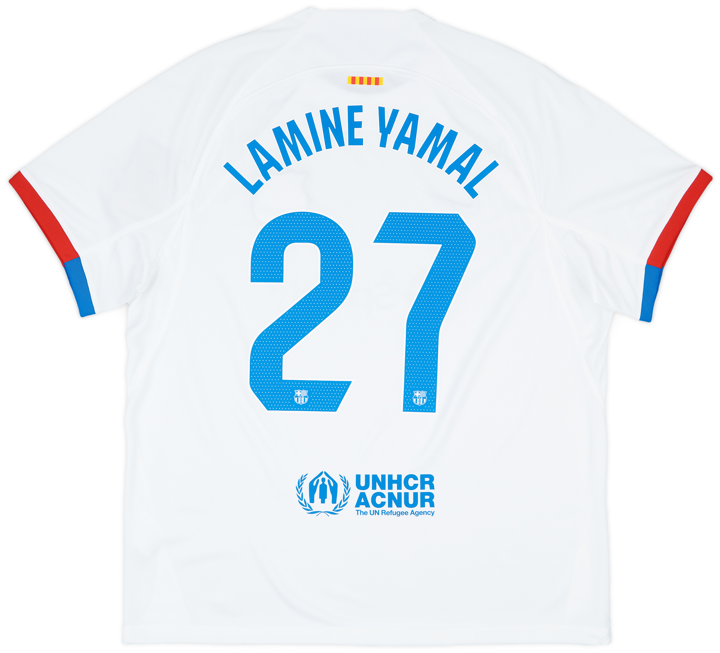 FC Barcelona Lamine Yamal 19番シャツ　アウェイ Barcelona 24/25 Away Shirt with Lamine Yamal 19 Printing