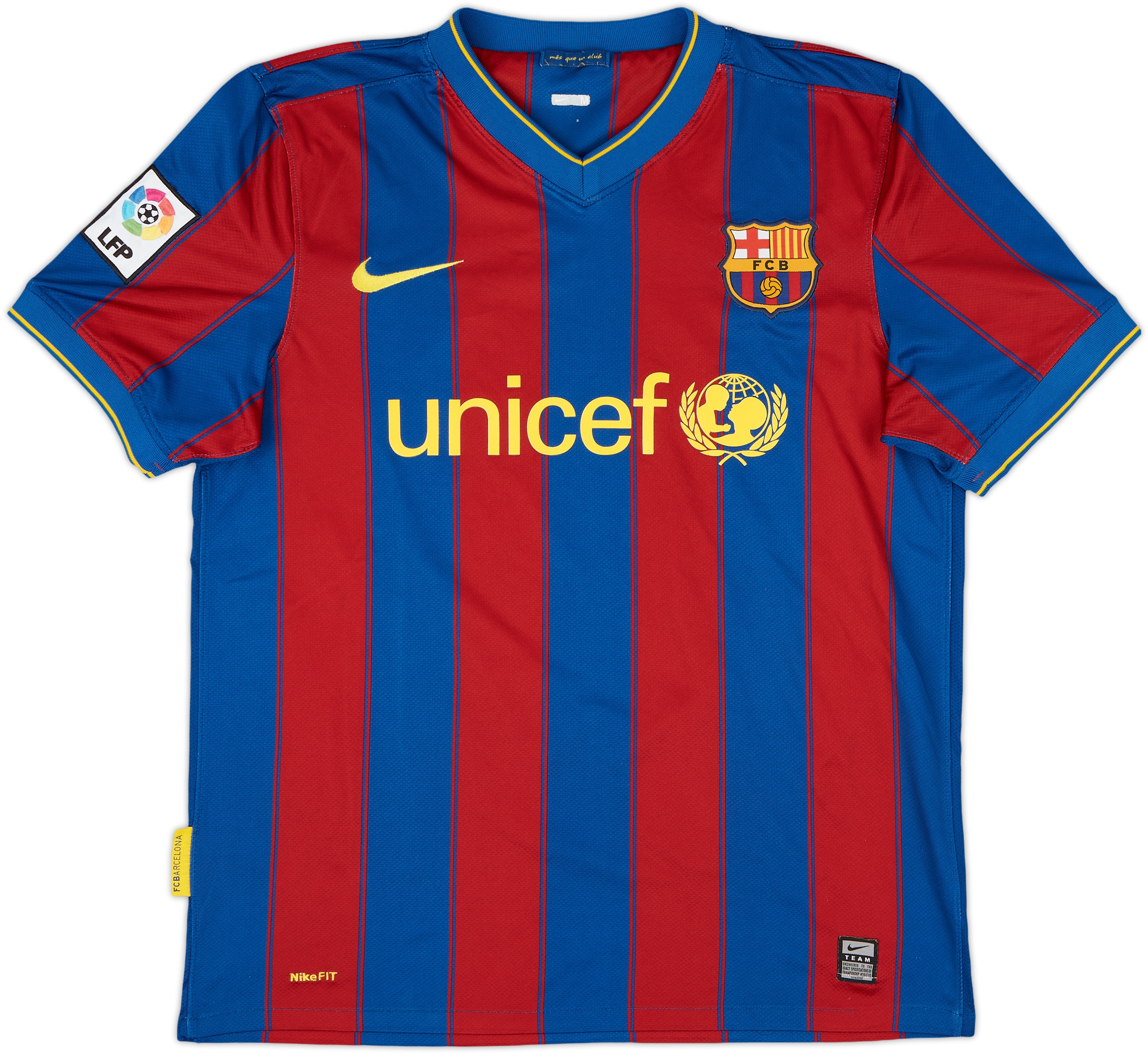 FC Barcelona A. INIESTA 8番シャツ FC Barcelona Youth Large Black Jersey Andres Iniesta #8