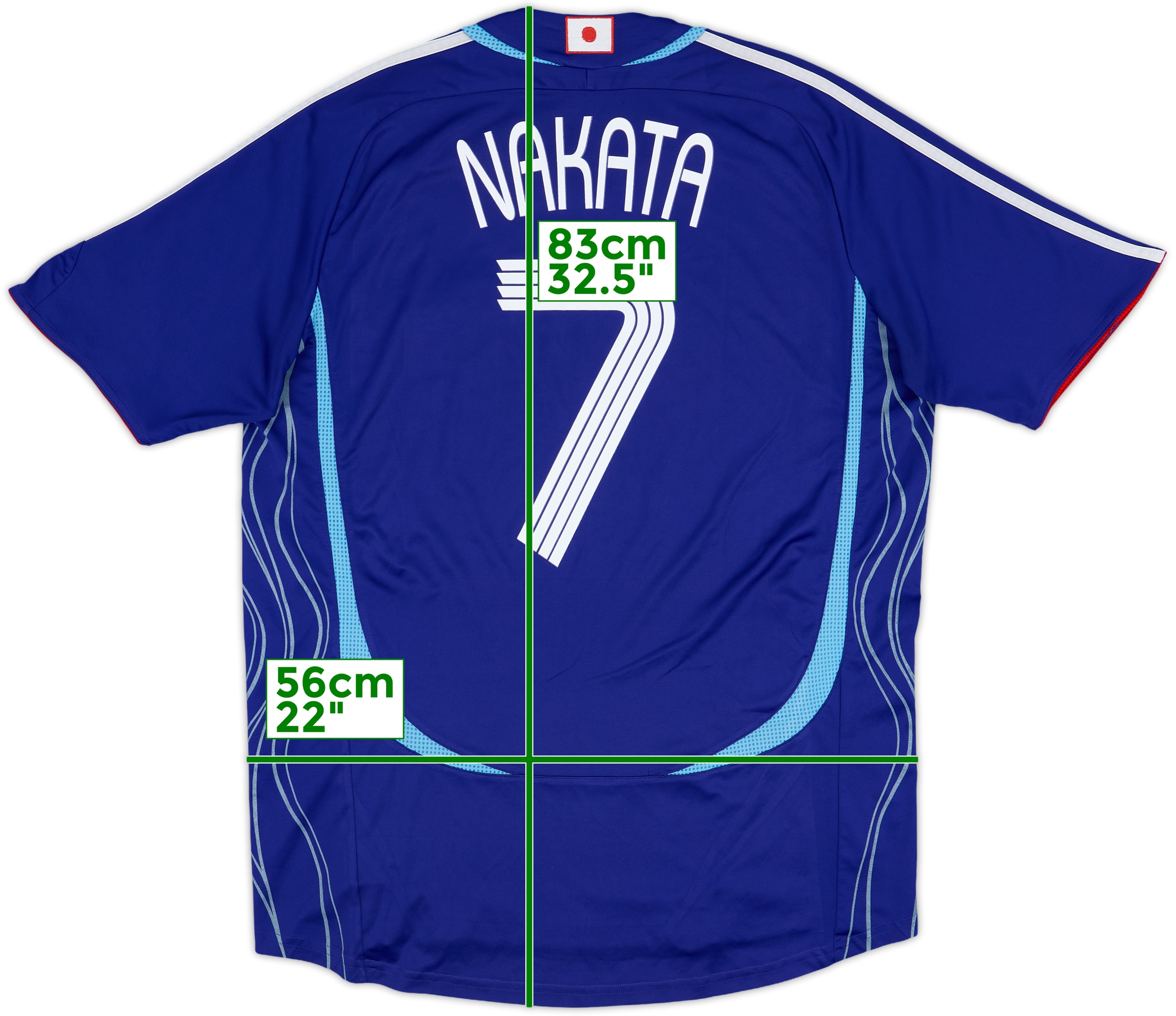 ACぺルージャ　Hidetoshi Nakata 7 レプリカユニフォーム Hidetoshi NAKATA #7 Men's Japan National Team JFA Blue