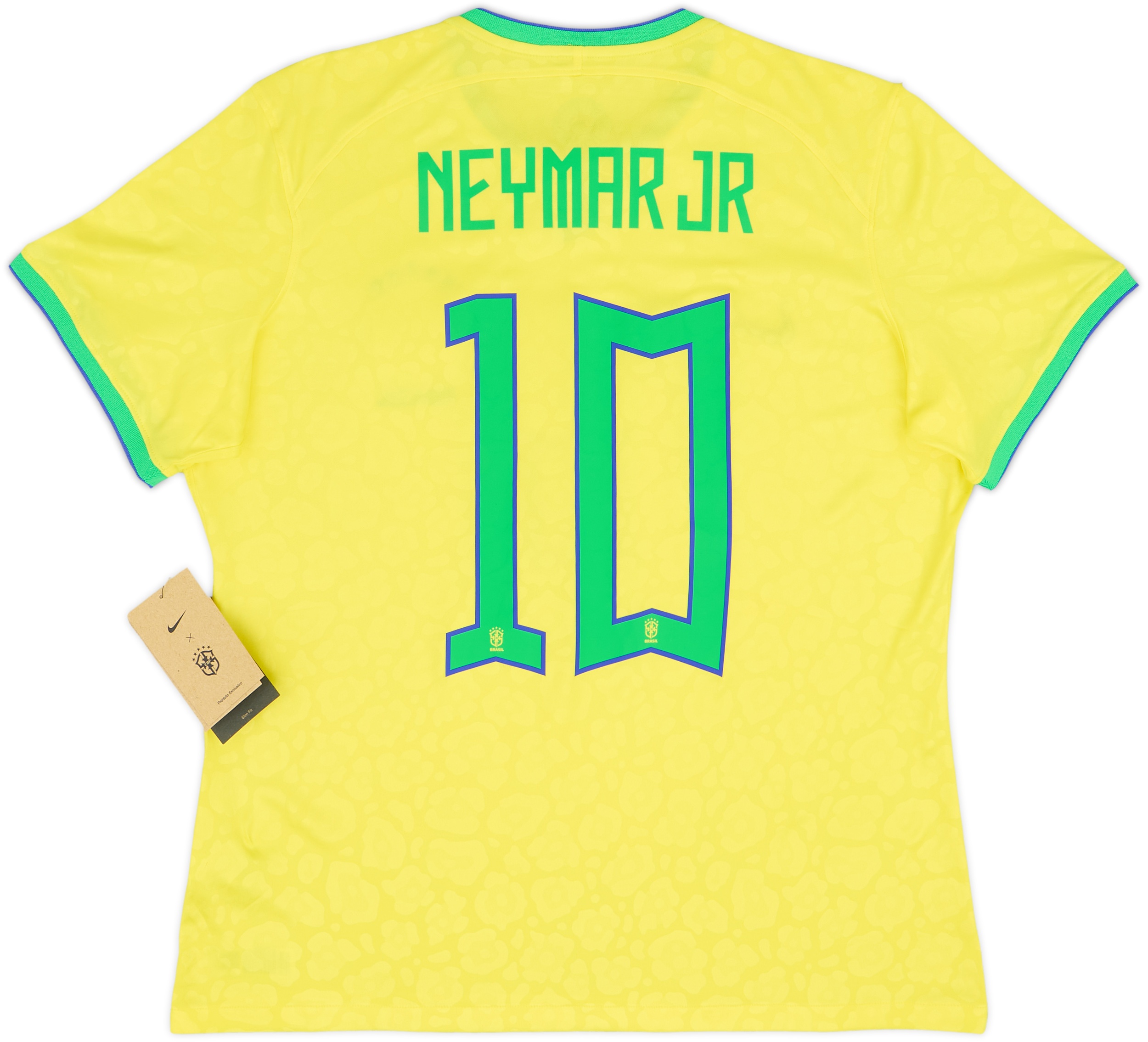 2022-23 Brazil Home Shirt Neymar Jr #10 (Women's XL)