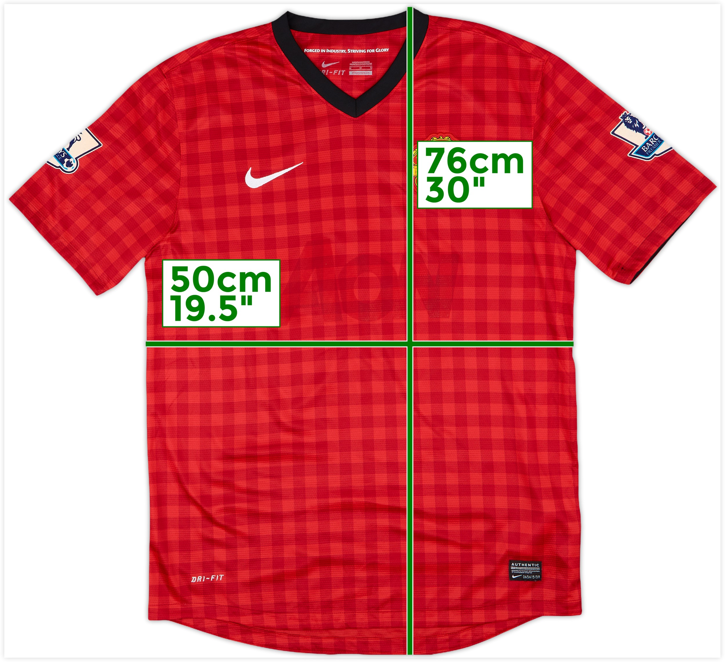 2012-13 Manchester United Home Shirt v.Persie #20 - 3/10 - (M)