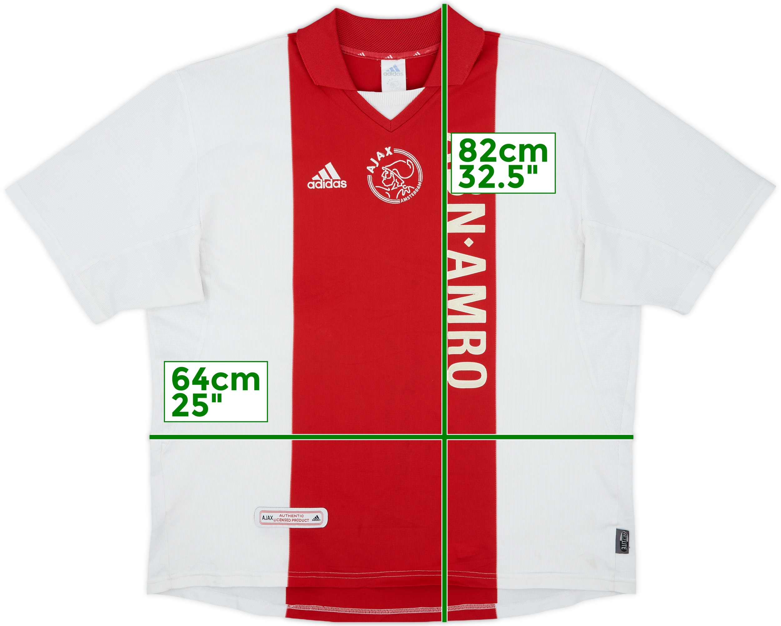 Ajax アヤックス 2000 2001 ホーム XL Ajax Amsterdam 2000 - 2001 Home football shirt jersey Adidas