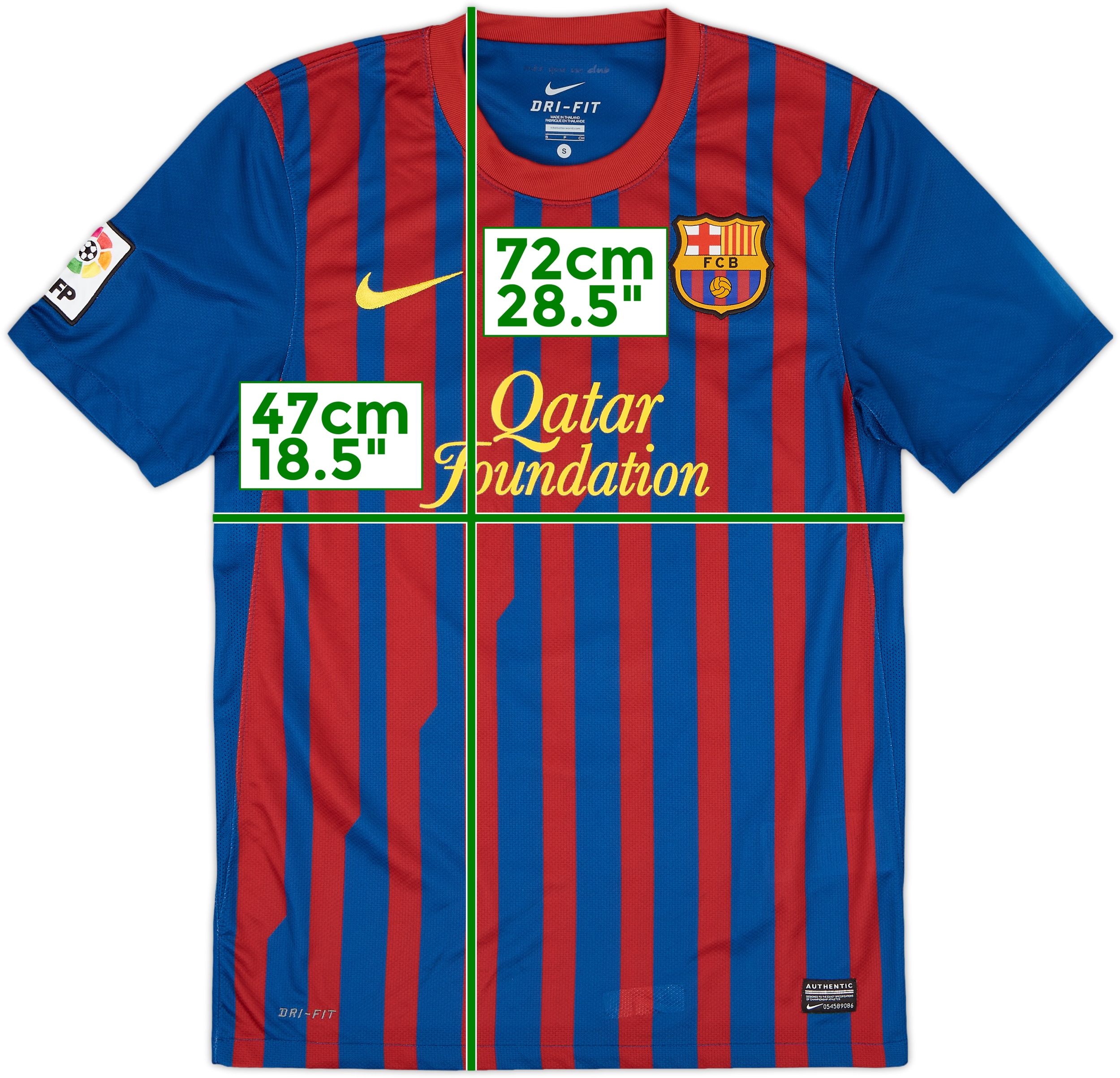 10/11 バルセロナ HOME[#8 INIESTA]直筆サイン入り