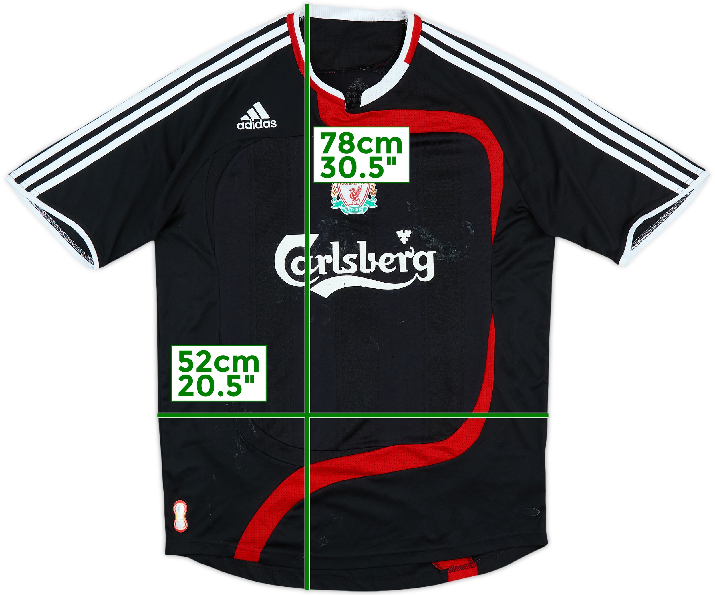Liverpool 09/10 away jersey リバプール　ユニフォーム 010425493063-