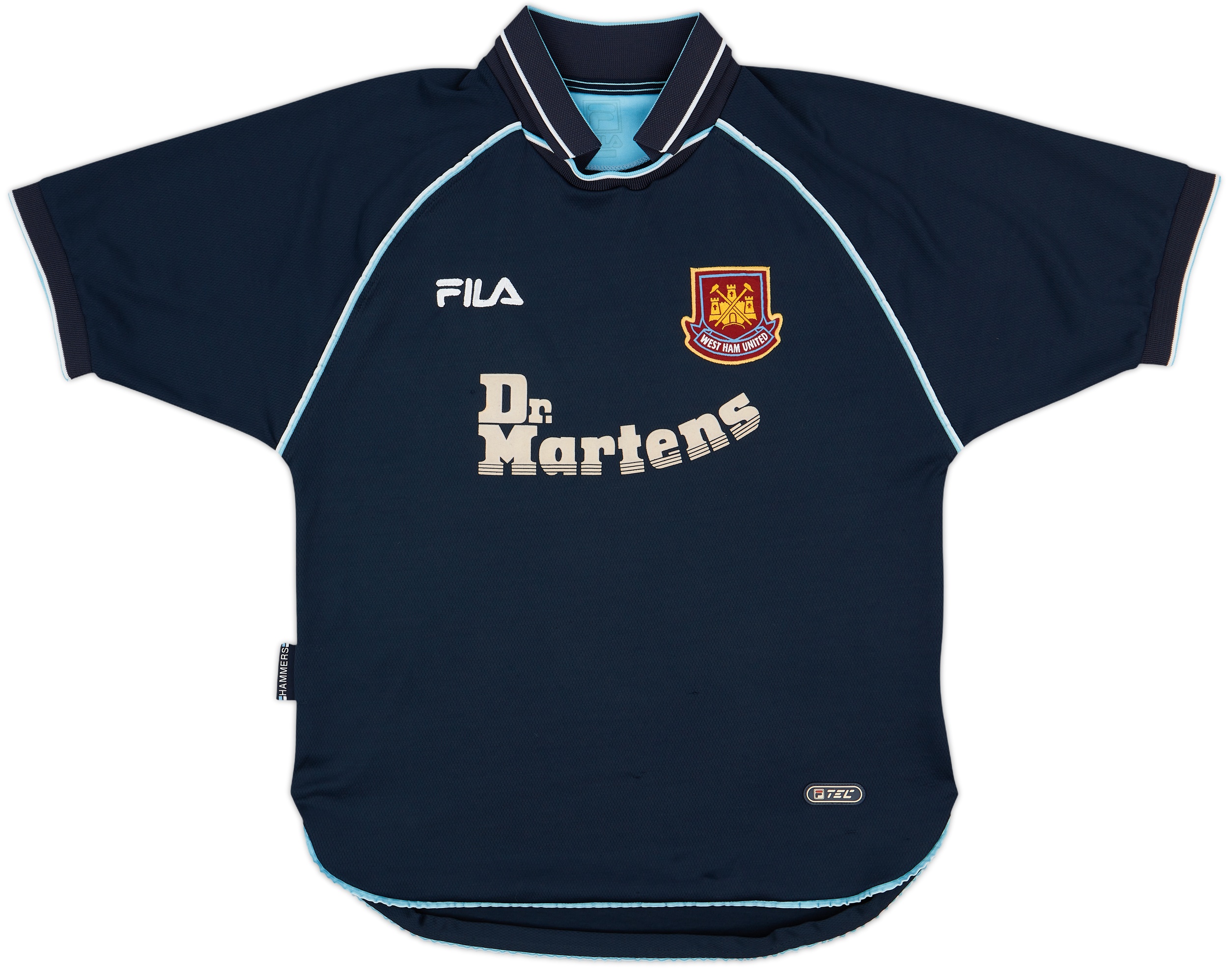 1999-01 West Ham Third Shirt Defoe #35 - 8/10 - (L) 1999-01 West Ham Third Shirt Defoe #35 - 8/10 - (L)