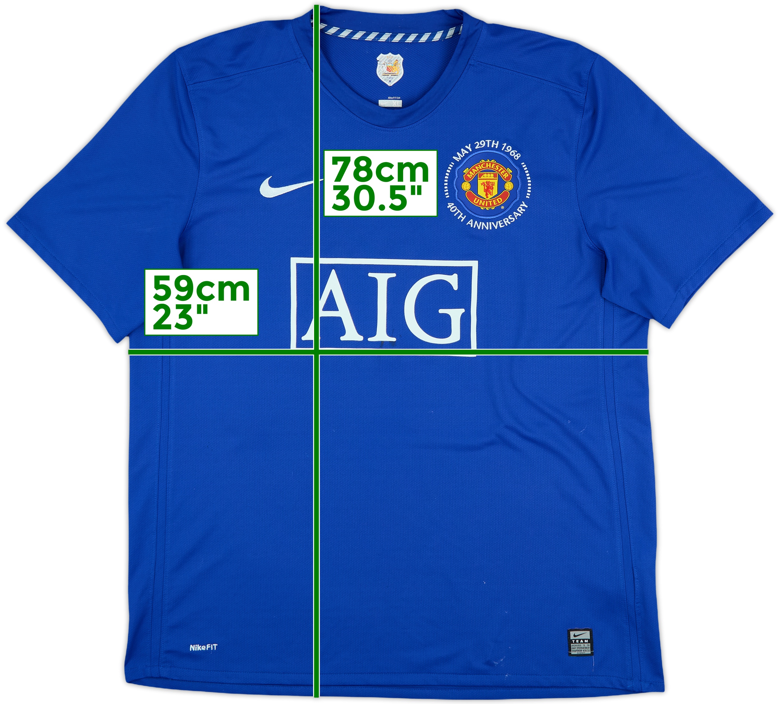2008-09 Manchester United Third Shirt - 5/10 - (3XL)