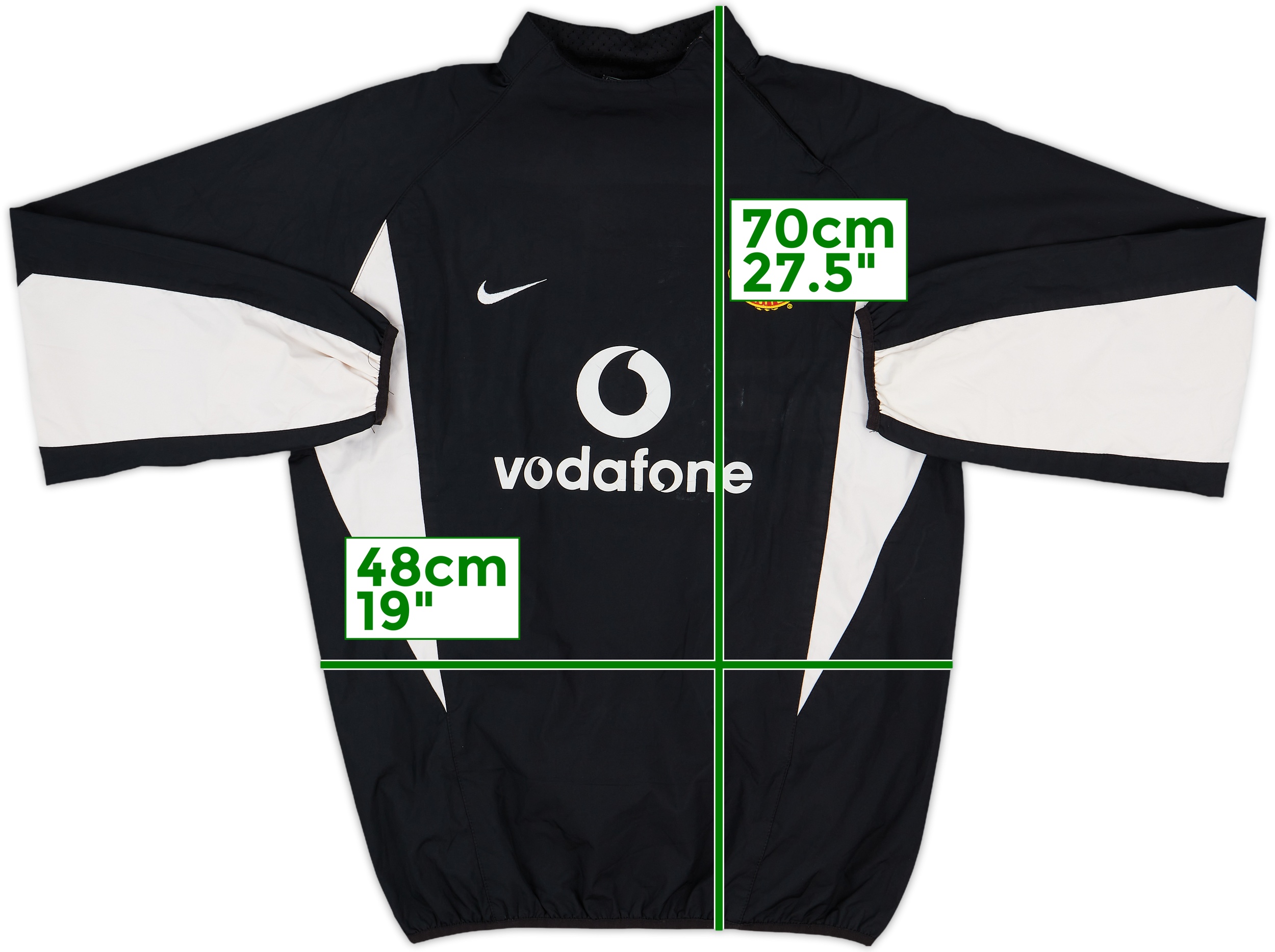 2002-03 Manchester United Nike Drill Top - 6/10 - (S) 2002-03 Manchester United Nike Drill Top - 6/10 - (S)