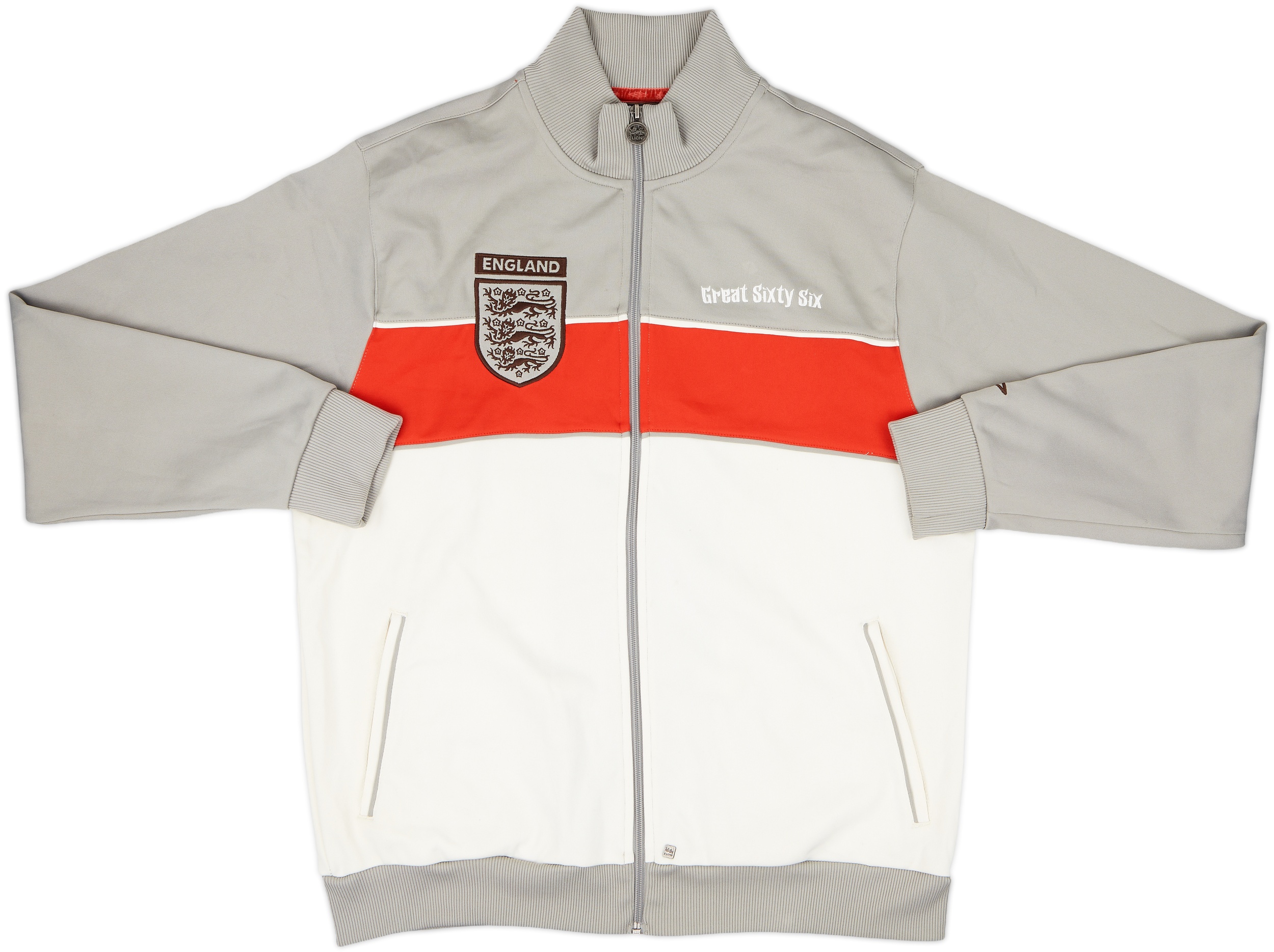 2008-09 England Great Sixty Six Umbro Track Jacket - 6/10 - (XL) 2008-09 England Great Sixty Six Umbro Track Jacket - 6/10 - (XL)