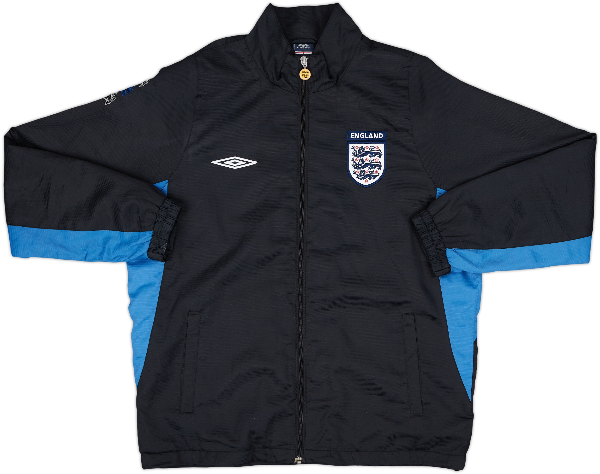 2007-08 England Umbro Track Jacket - 9/10 - (M)