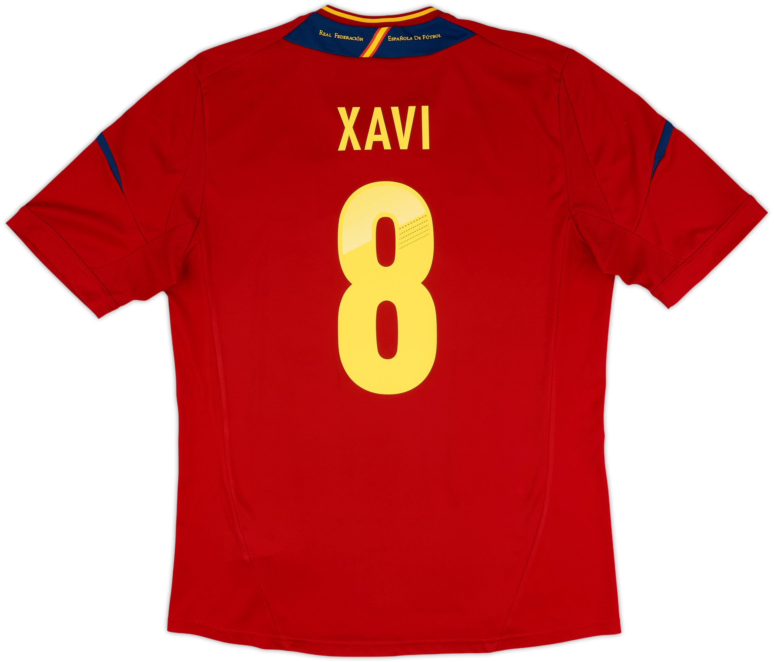 2011-12 Spain Home Shirt Xavi #8