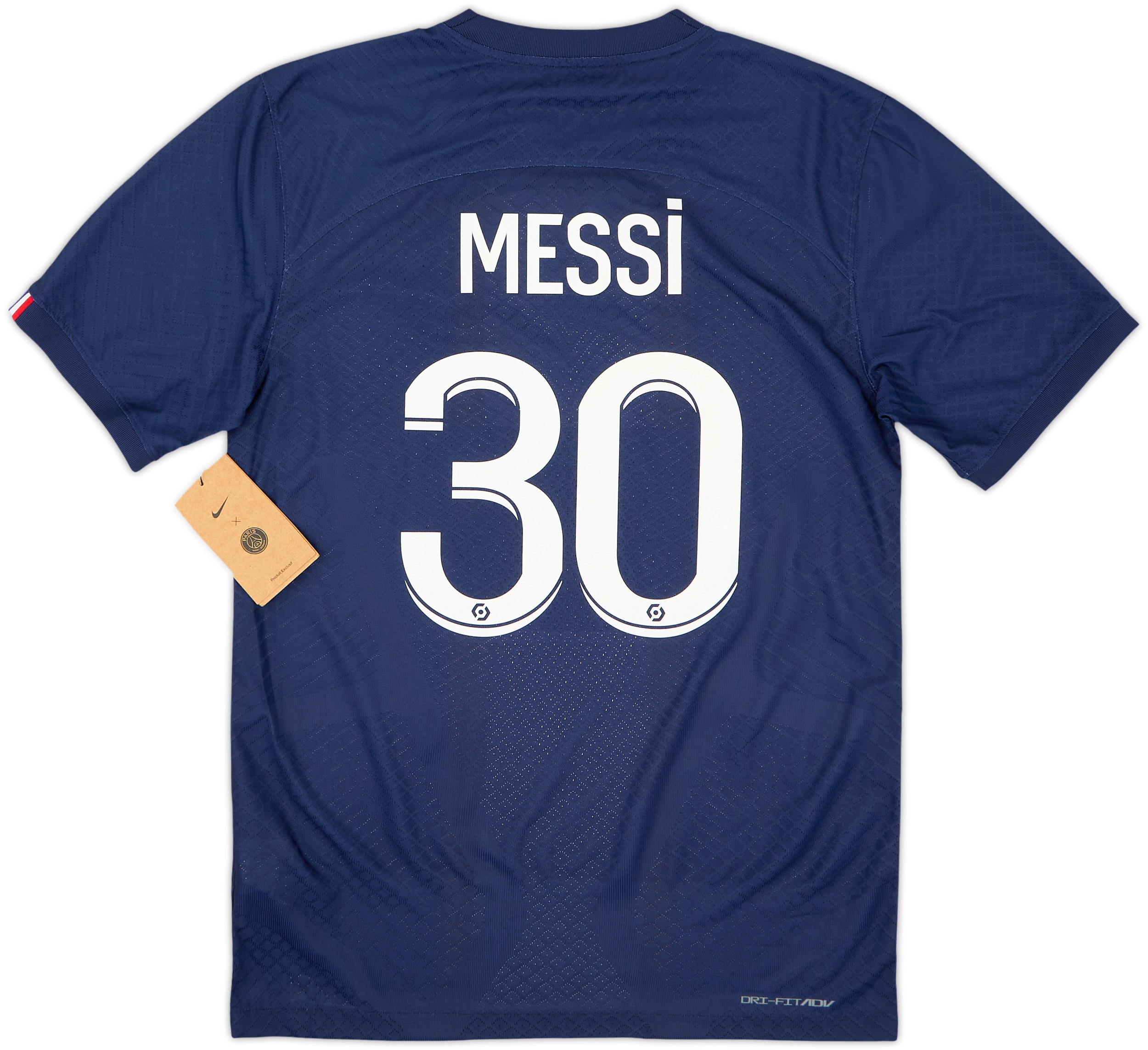 パリ・サンジェルマン MESSI 30番 シャツ 2022-23 Paris Saint-Germain Authentic Home Shirt Messi #30 (S)