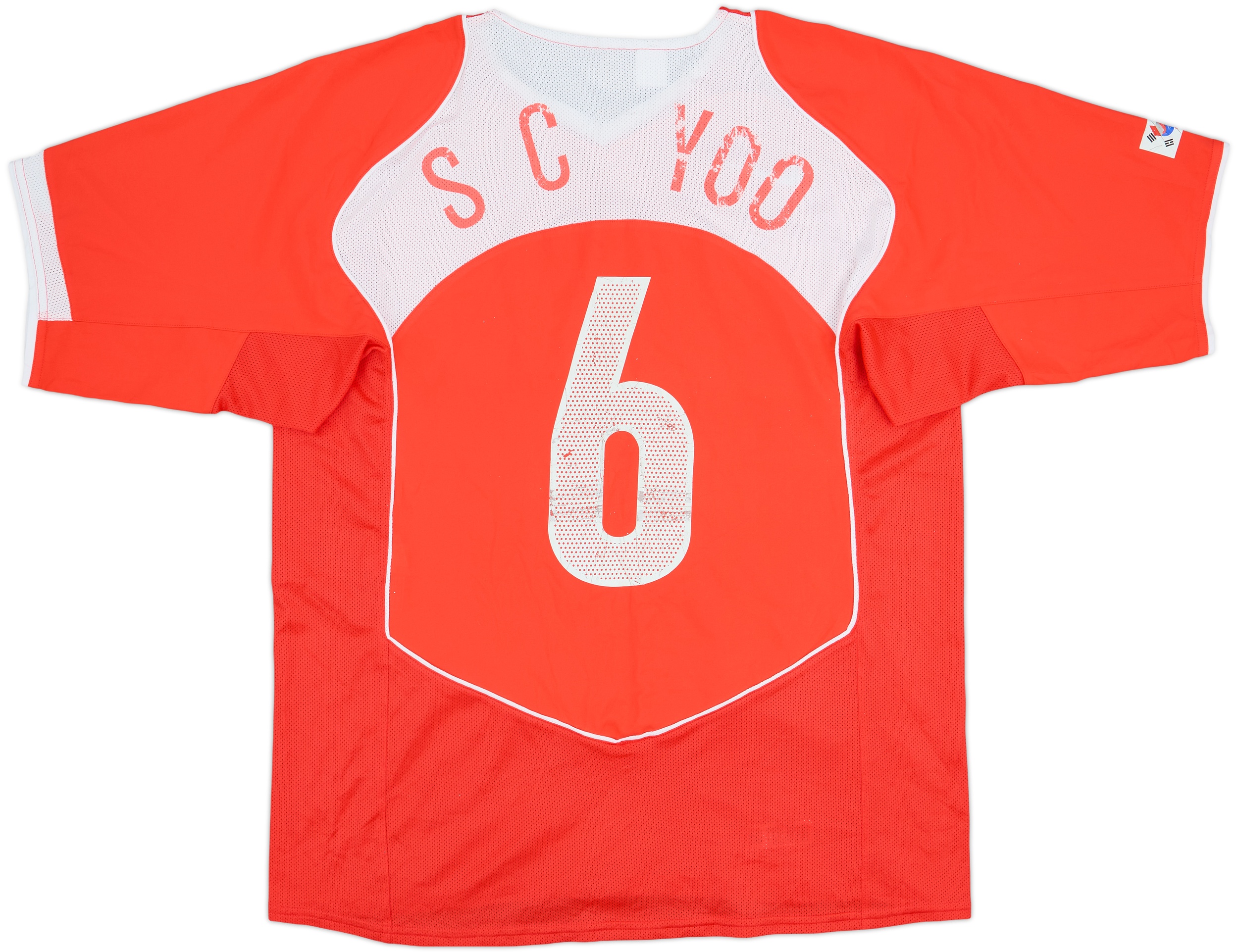 2004-06 South Korea Home Shirt S C Yoo #6 - 5/10 - (L)