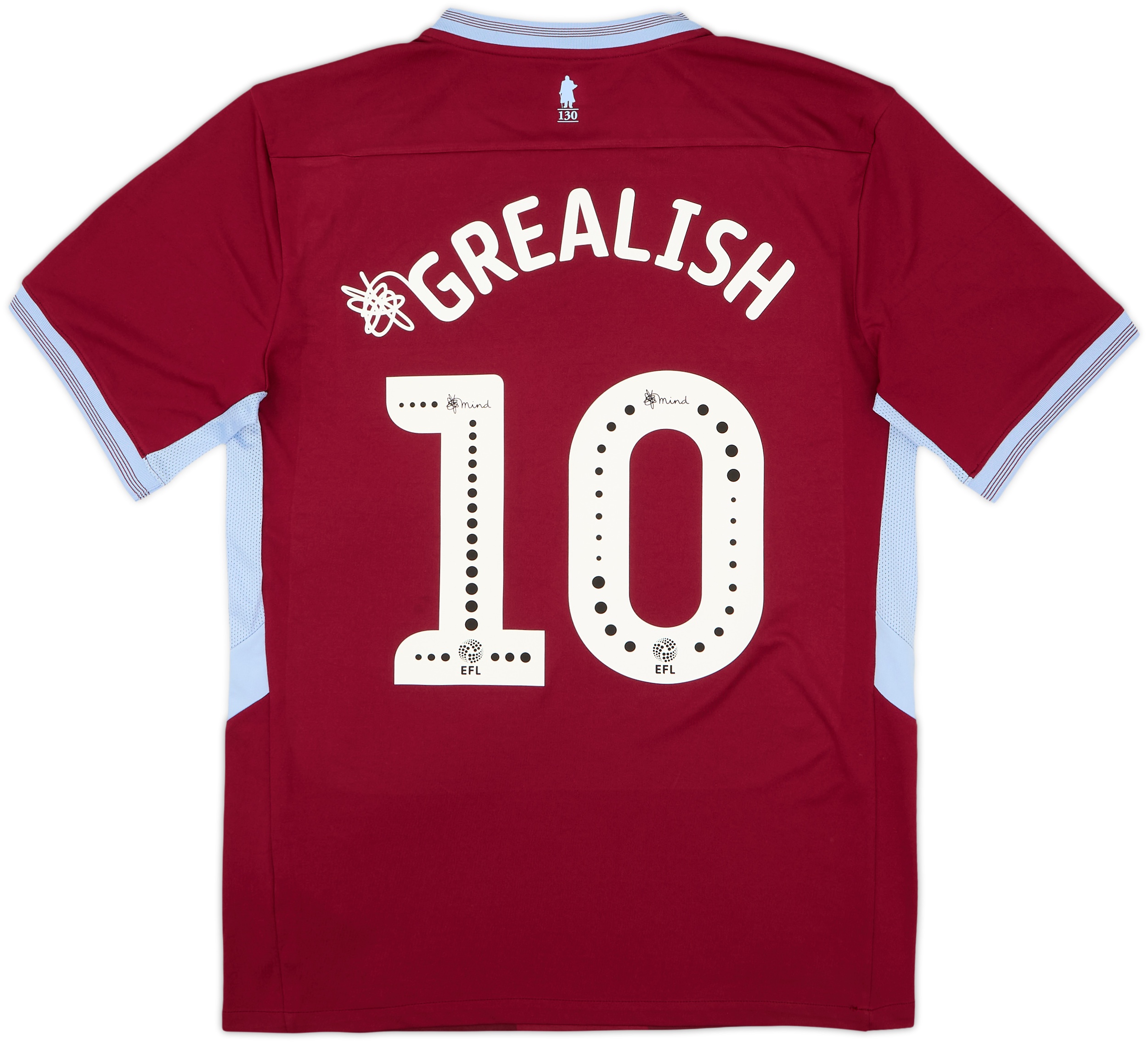 2018-19 Aston Villa Home Shirt Grealish #10 (M)