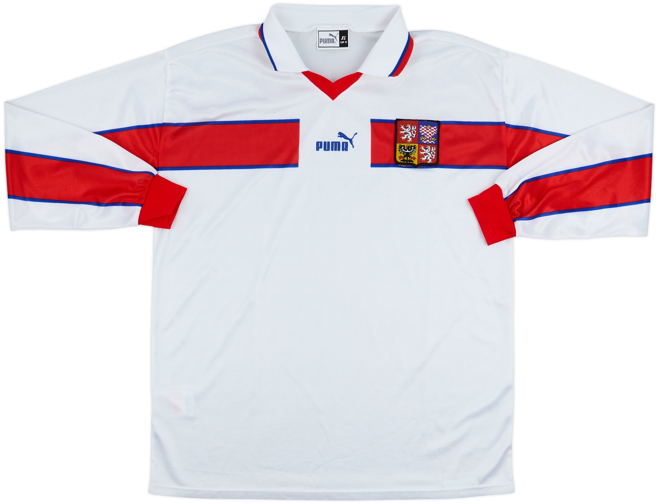 1998-00 Czech Republic Away L/S Shirt - 6/10 - (XL)