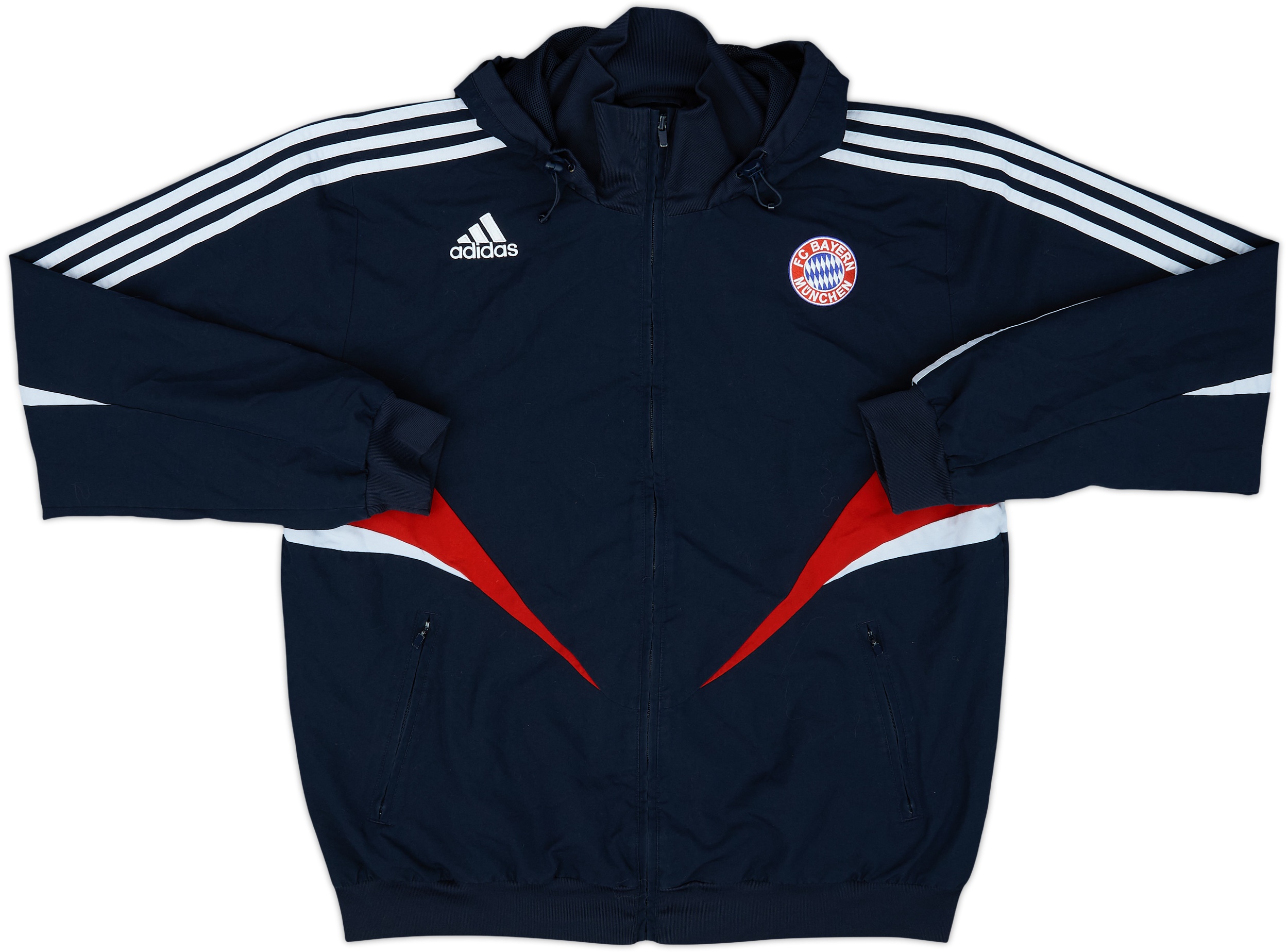 2008-09 Bayern Munich adidas Hooded Track Jacket - 5/10 - (XL)