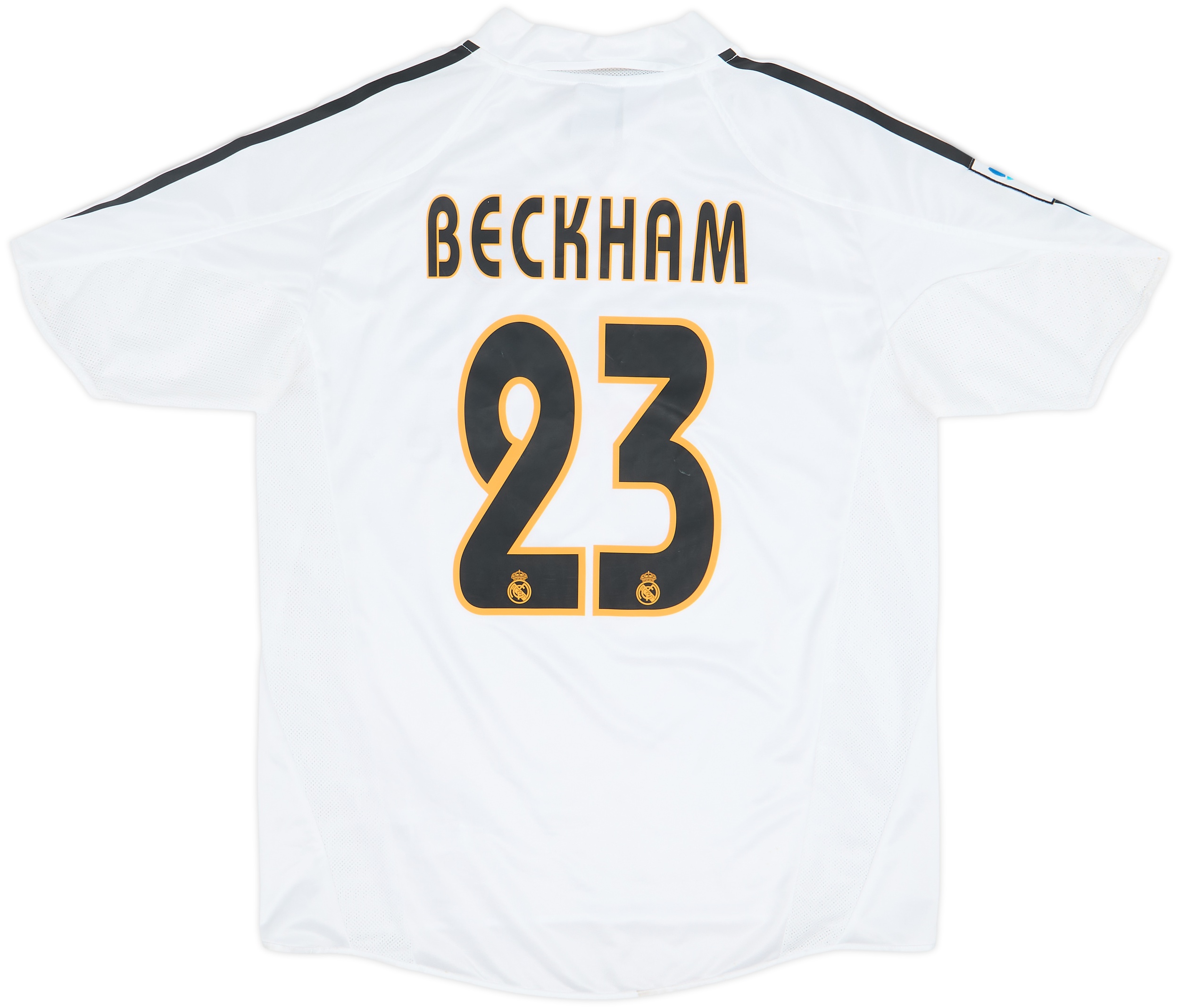 2004-05 Real Madrid Home Shirt Beckham #23 (XL.Boys)