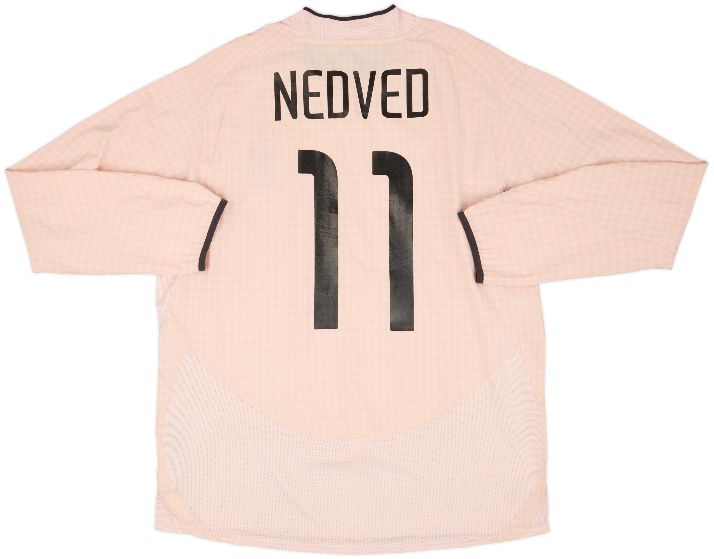 2003-04 Juventus Away L/S Shirt Nedved #11 - 8/10 - (XL)