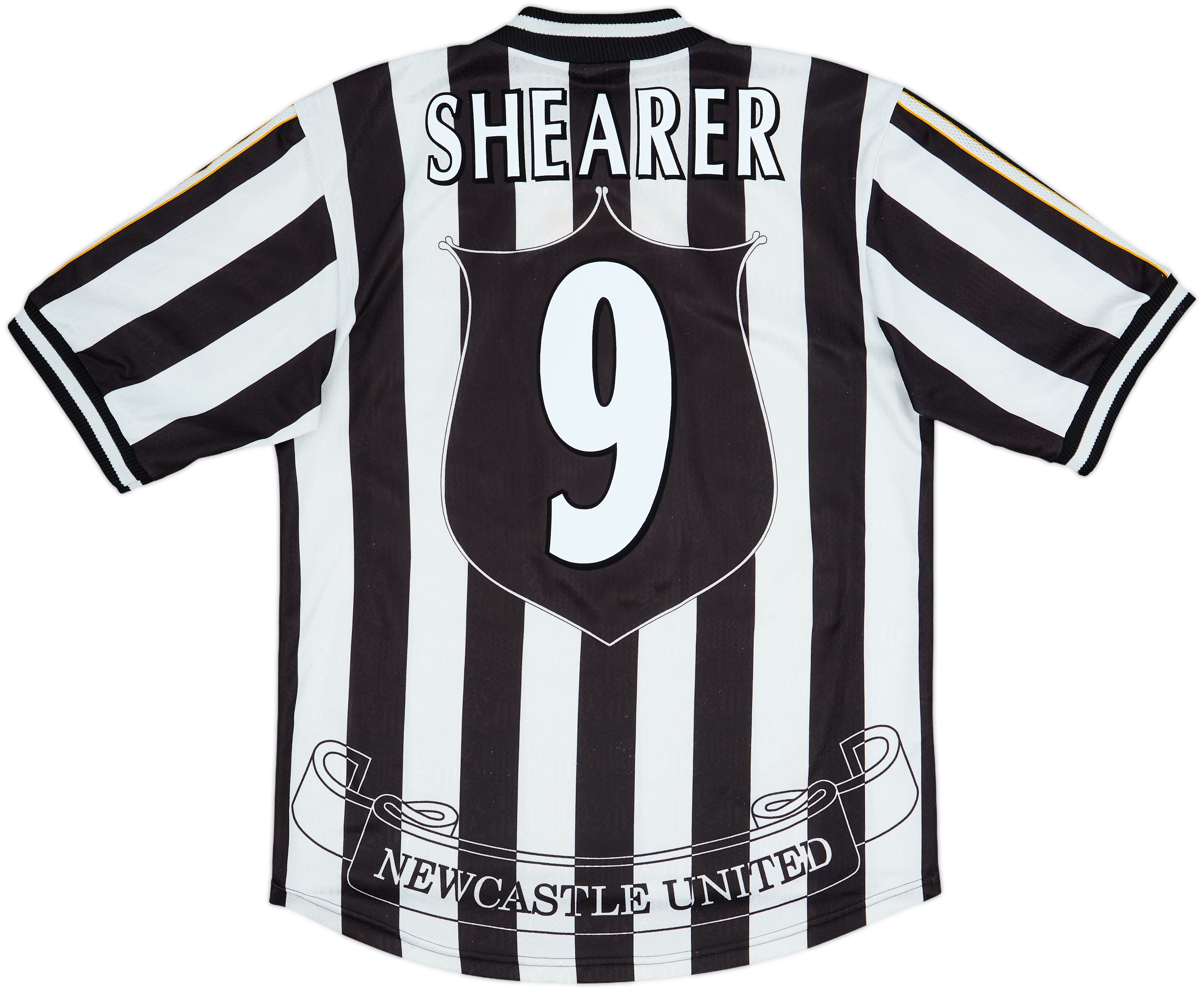 1997-99 Newcastle Home Shirt Shearer #9 - 7/10 - (M)