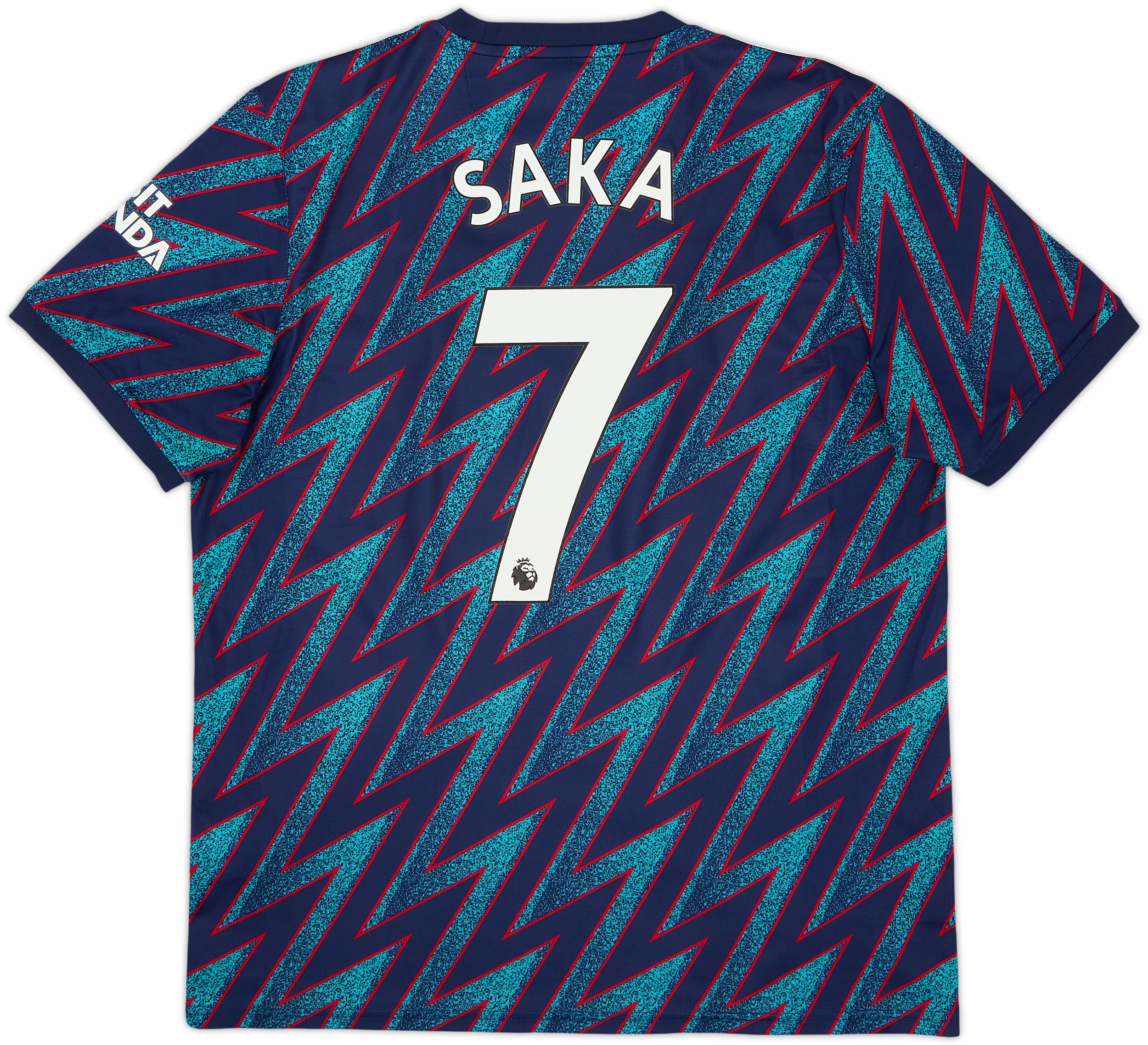 2021-22 Arsenal Third Shirt Saka #7 - 10/10 - (L)