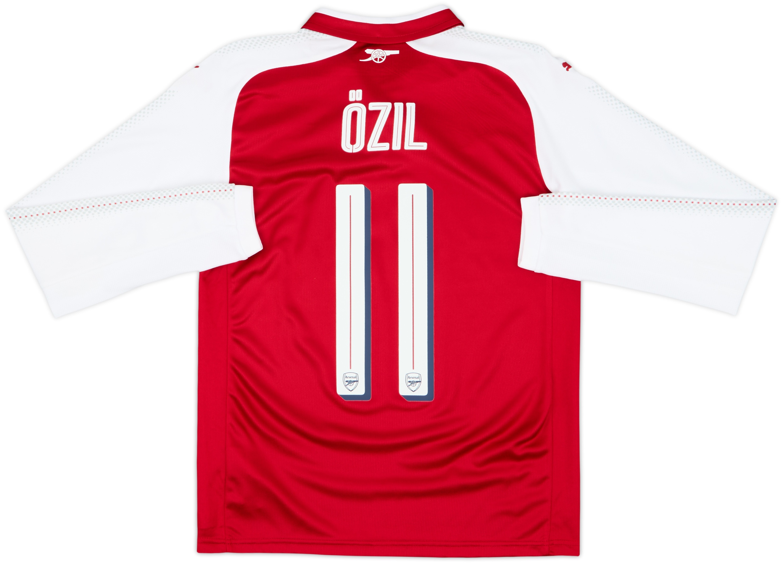 PUMA Arsenal FC 長袖ユニフォーム 11番 OZIL エジル 2017-18 Arsenal Home L/S Shirt Ozil #11 - 9/10 - (L.Boys)