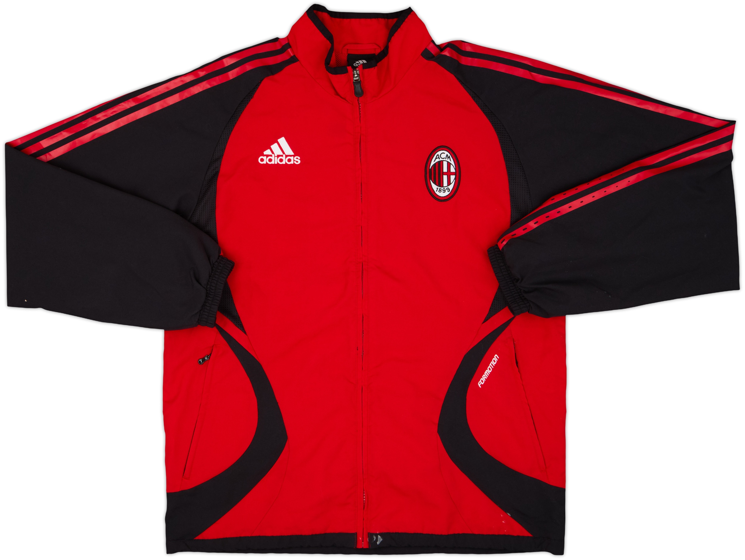AC Milan ＣＬモデルプレゼンテーションスーツジャケットアディダス 2006-07 AC Milan adidas Formotion Track Jacket - 8/10 - (S)