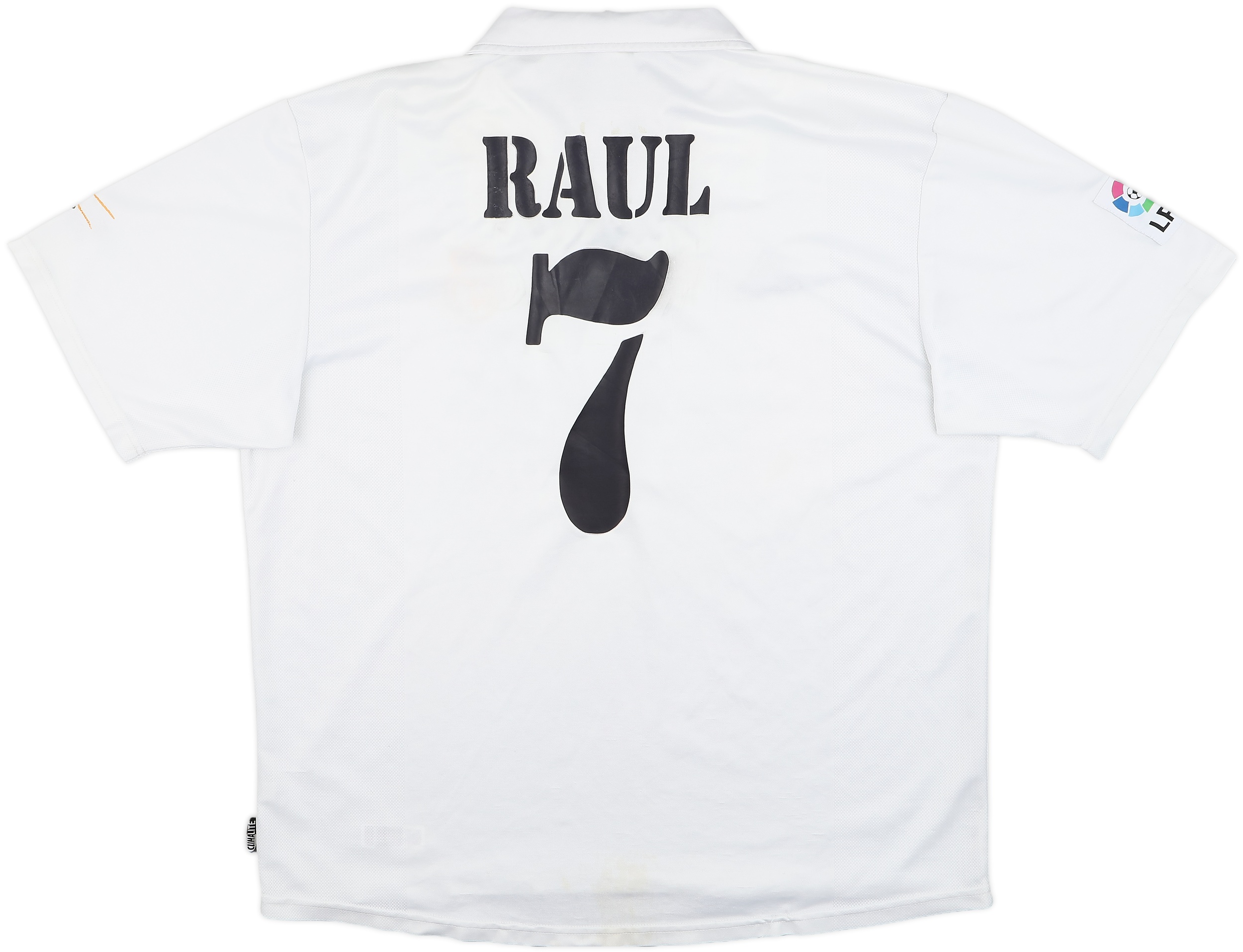 2002-03 Real Madrid Centenary Home Shirt Raul #7 - 4/10 - (XL)