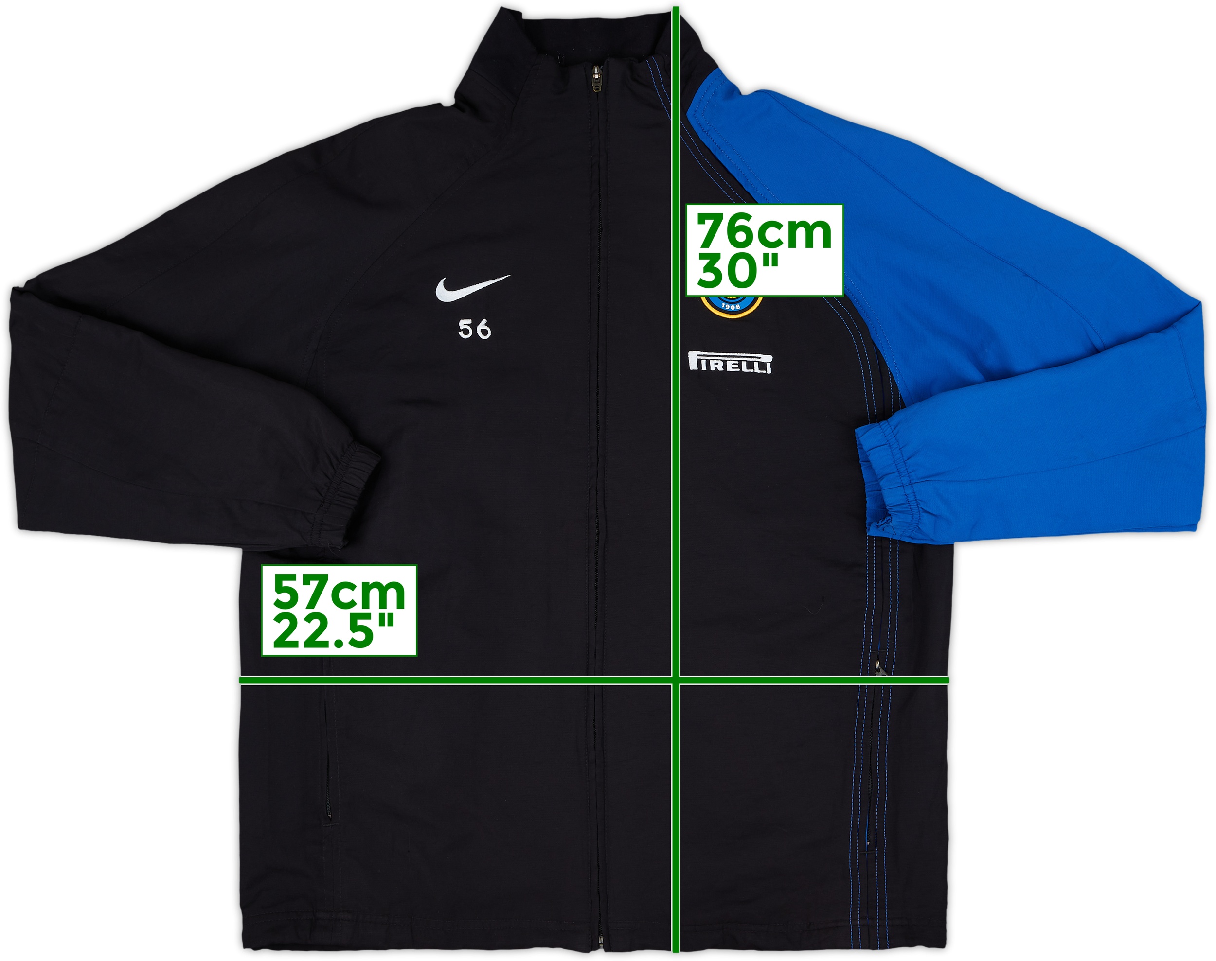 2002-03 Inter Milan Nike Track Jacket - 8/10 - (XL)