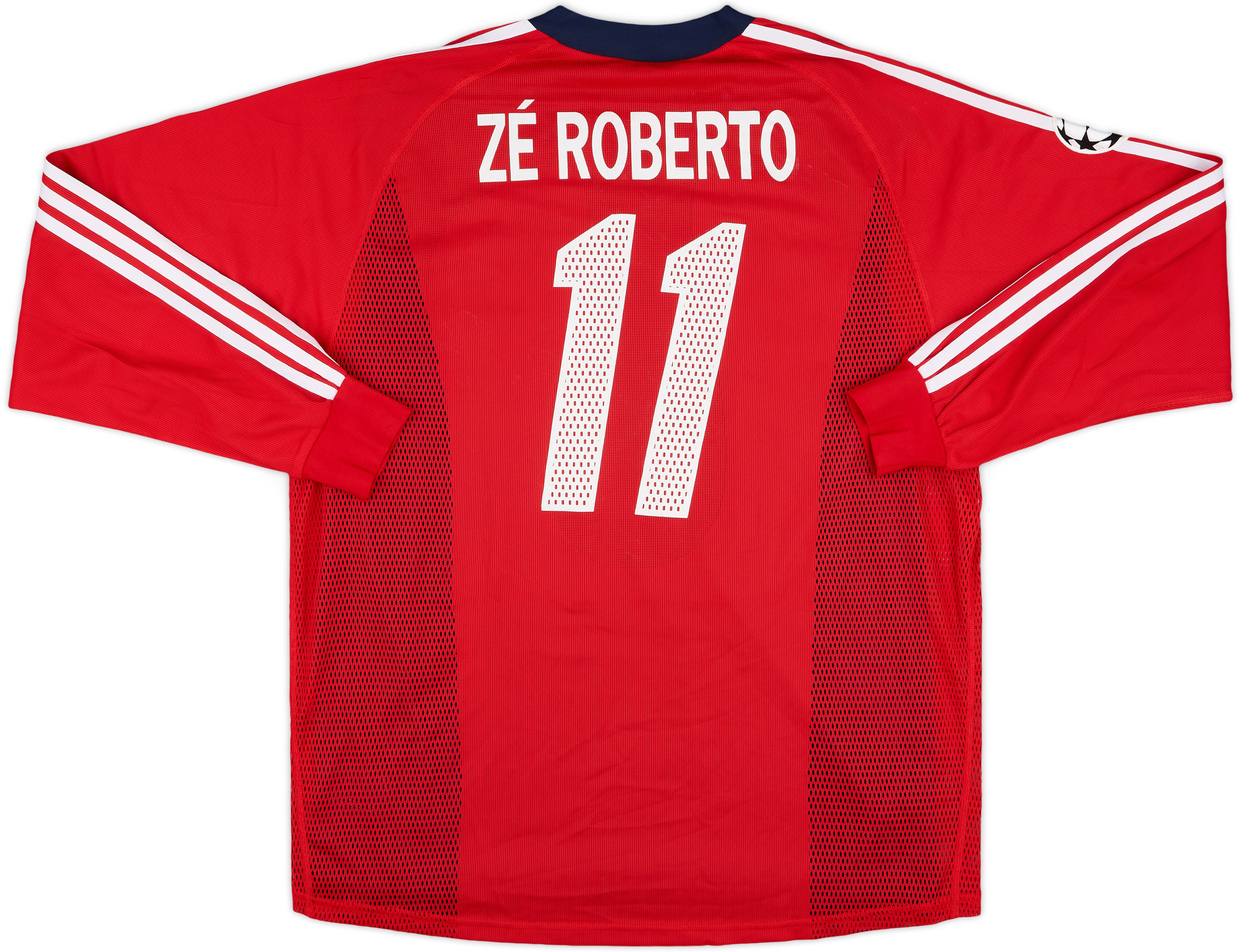 2003-04 Bayern Munich Match Issue Champions League L/S Shirt Ze