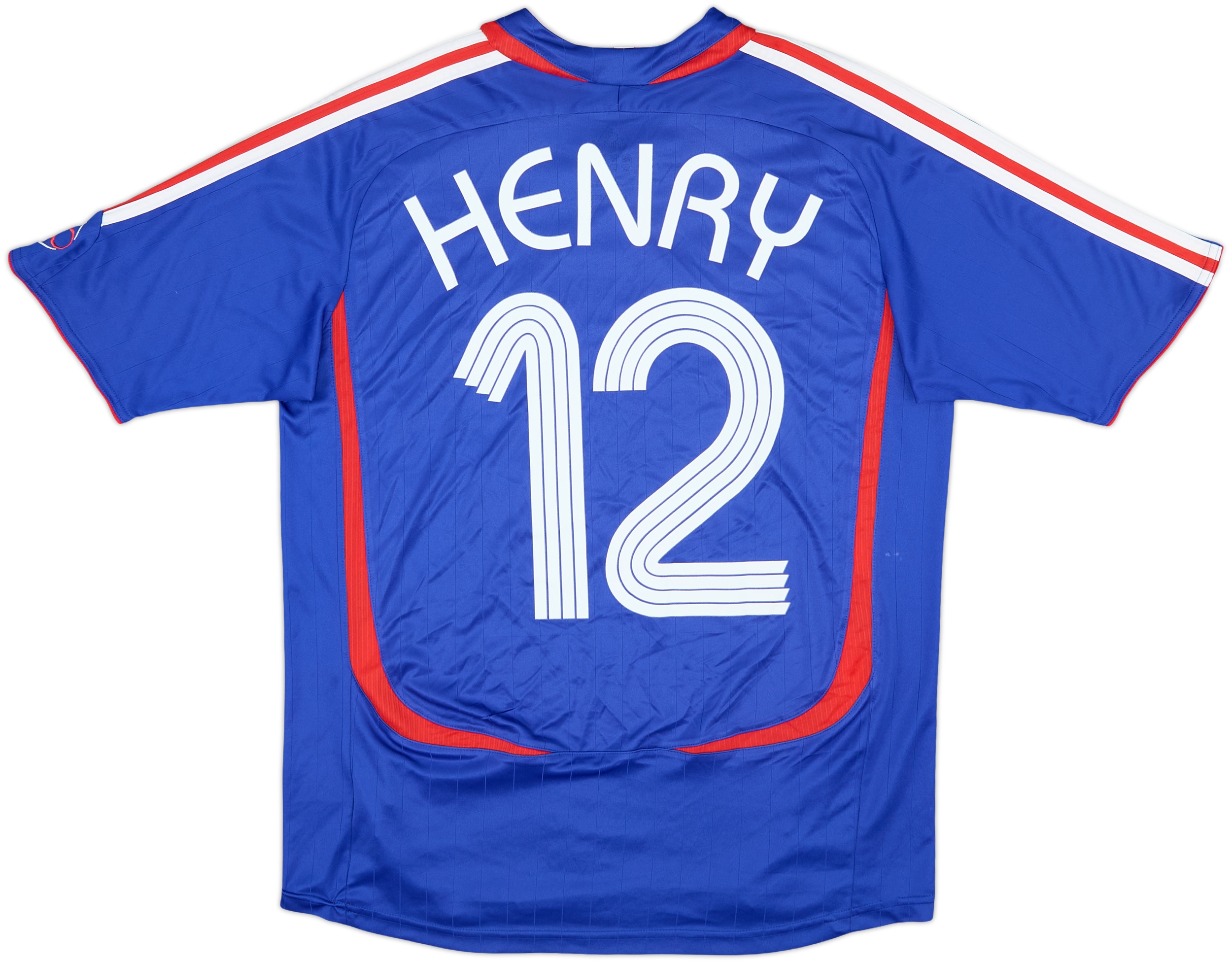 2006-07 France Home Shirt Henry #12 - 8/10 - (XL.Boys)