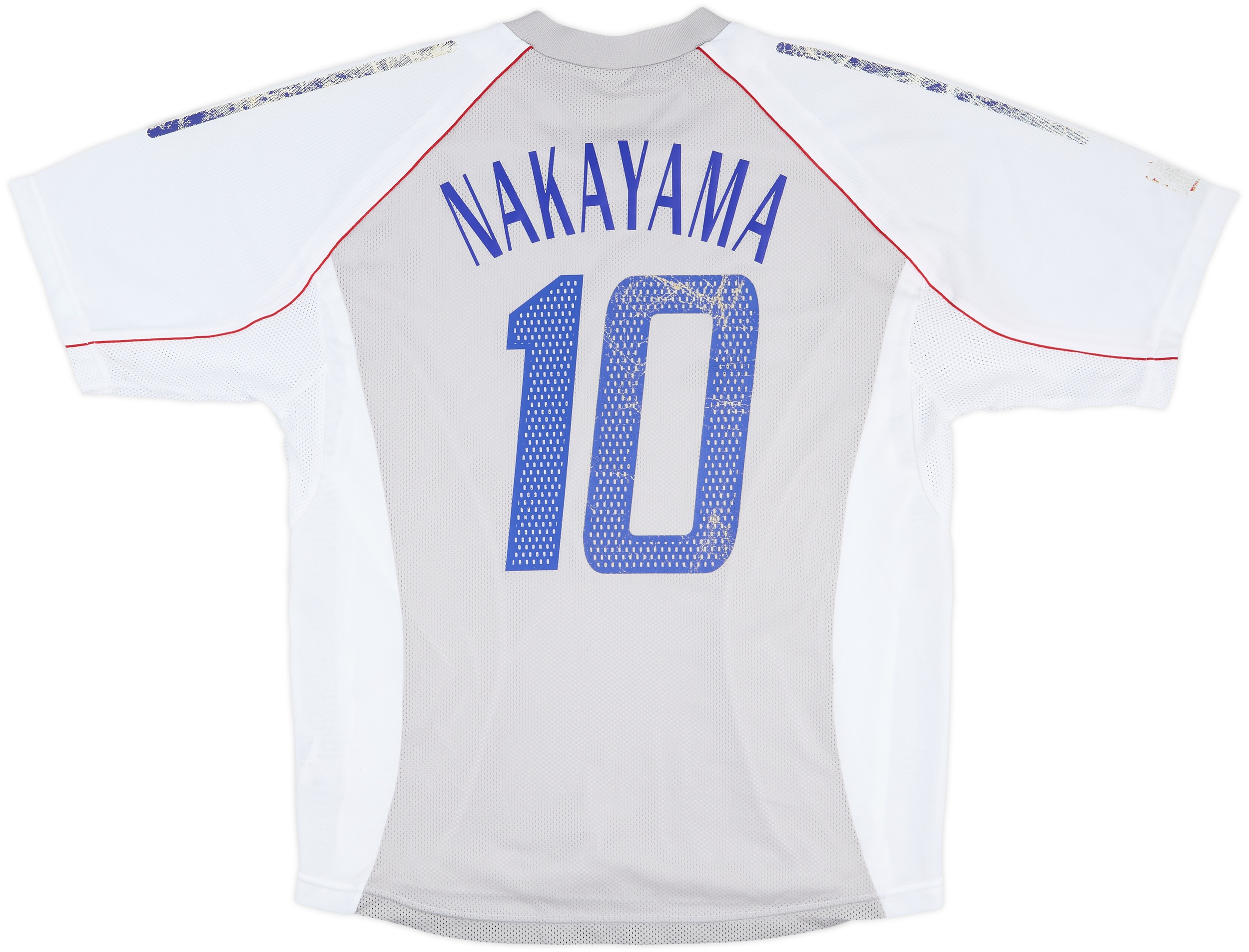 サッカー日本代表ゲームシャツ NAKAYAMA 20 2002-04 Japan Player Issue Away Shirt Nakayama #10 - 4/10 - (L)