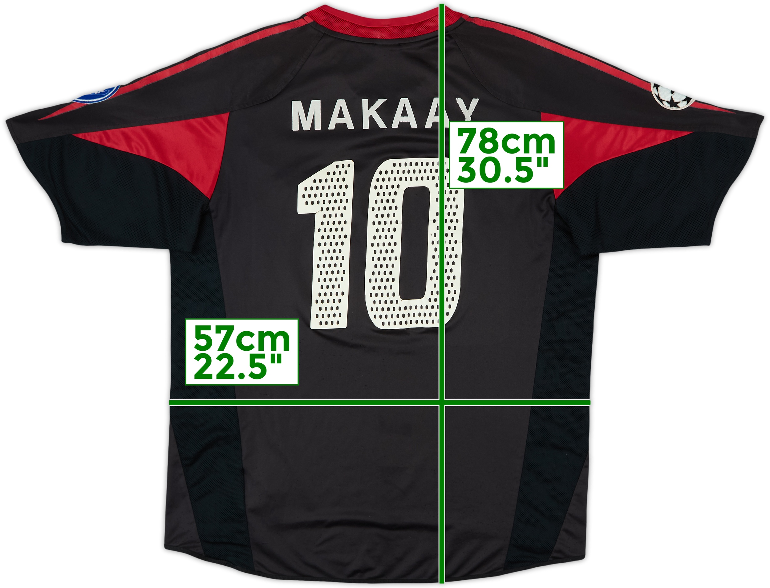 2005-06 Bayern Munich Home L/S Shirt Makaay #10 - 4/10 - (XL)