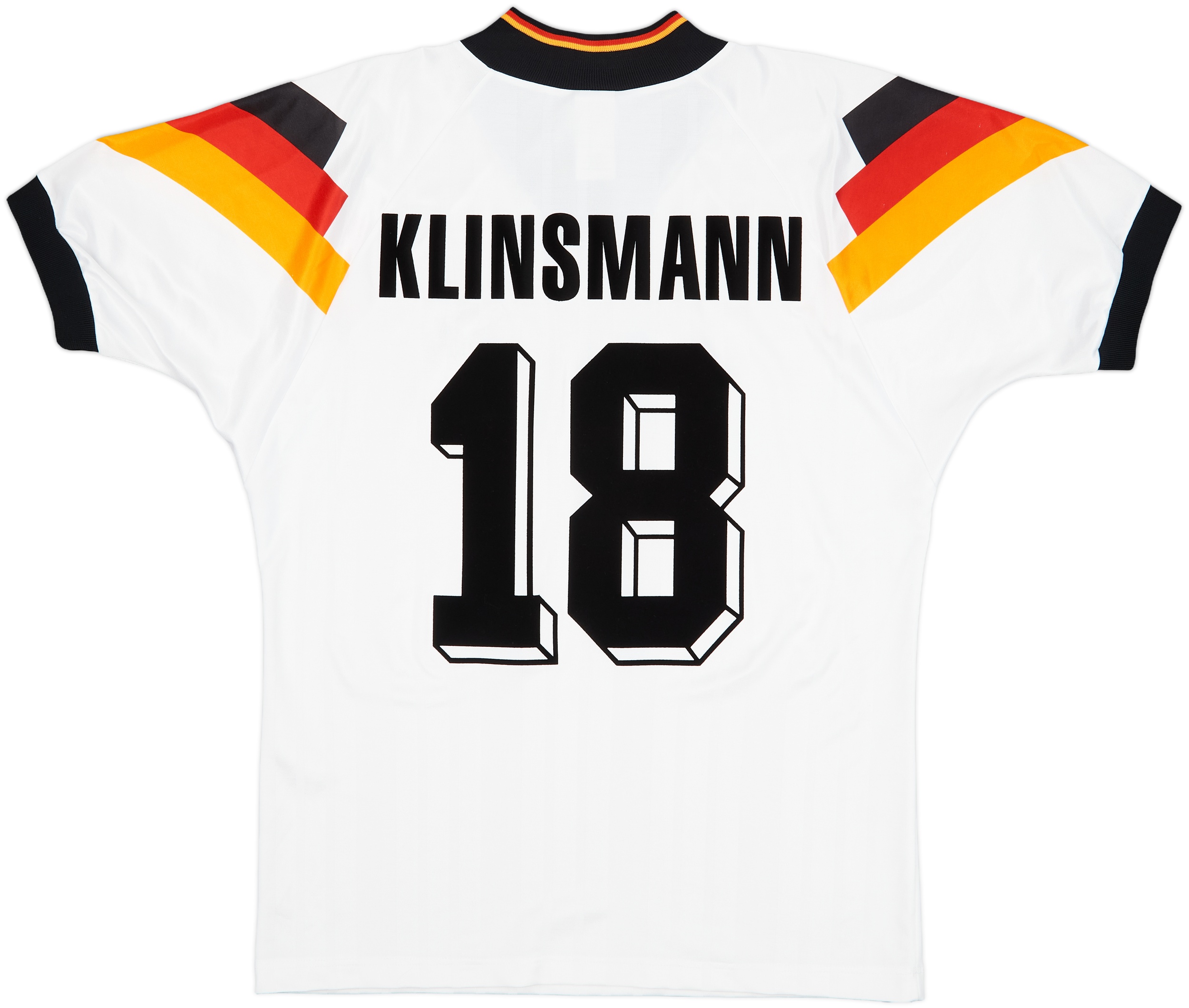 値下げ　ドイツ代表ユニフォーム　クリンスマン18 KLINSMANN ドイツ代表(Germany)98 H #18 クリンスマン(Klinsmann) - USED